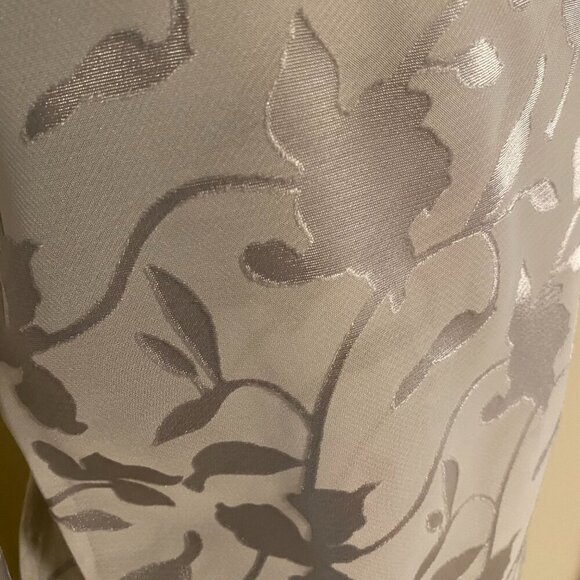 Onyx Nite Formal 2 Piece Grey Evening Gown Size 8 - Picture 7 of 13